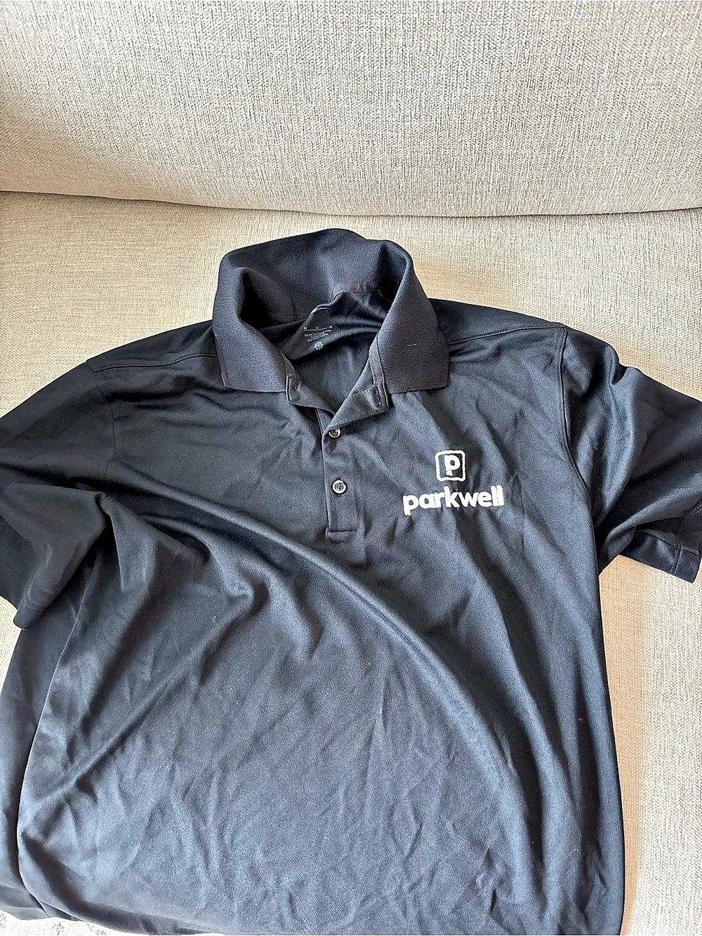 Parkwell Men's Polo Black Size Medium Like New